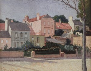 Häuser in Hampstead, 1914 von William Strang