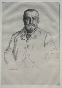 Porträt von H. Cock von William Strang