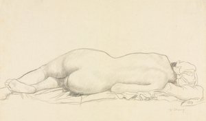 Liegender Akt von William Strang