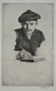 Selbstporträt, 1885 von William Strang