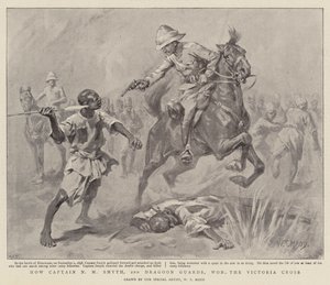 Wie Captain N M Smyth, 2. Dragonerwache, das Victoria-Kreuz gewann