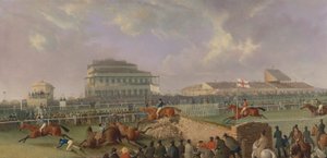 Das Liverpool und National Steeplechase in Aintree, 1843 von William Tasker