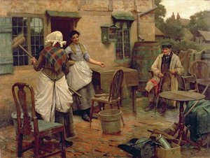 Unter Petticoat-Regierung, ca. 1891-2 von William Teulon Blandford Fletcher