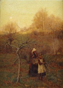 Wenn die Abendsonne untergeht von William Teulon Blandford Fletcher