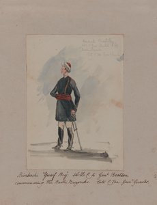 Bimbashi Yusuf Bey A.D.C. zu Genl. Beatson, Kommandant der Bashi Bazouks. Später C. Fox. Grenadier Guards