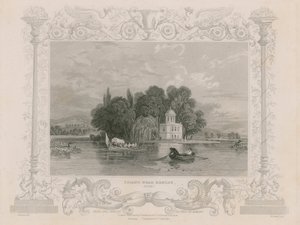 Ansicht in der Nähe von Henley von William Tombleson