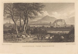 Edinburgh, von Craigleith von William Tombleson after Thomas Hosmer Shepherd