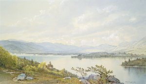 Lake Squam und die Sandwich Mountains