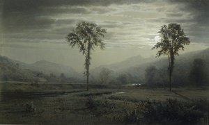 Mondlicht auf dem Mount Lafayette, New Hampshire, 1873