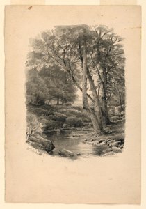 Teich im Wald von William Trost Richards