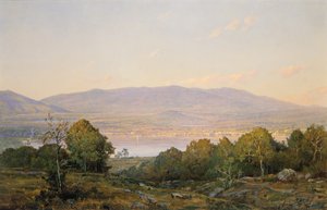 Sonnenuntergang in Centre Harbor, New Hampshire von William Trost Richards