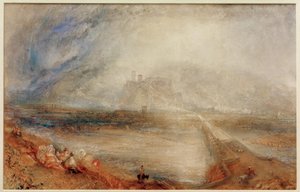 Bellinzona, von der Straße nach Locarno von Joseph Mallord William Turner