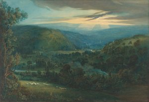 Morgendämmerung in den Tälern von Devon, 1832 von Joseph Mallord William Turner