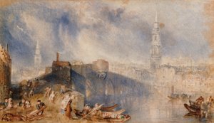 Inverness, vom anderen Ufer des River Ness von Joseph Mallord William Turner