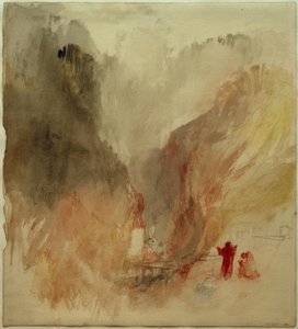 Blick in die Schlucht bei Pre-Saint Didier von Joseph Mallord William Turner