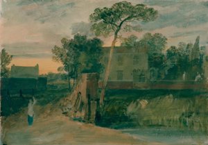 Syon Ferry House, Isleworth, Sonnenuntergang von Joseph Mallord William Turner
