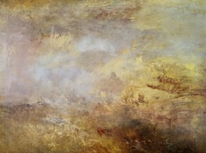 Sturm auf dem Meer – 19. Jahrhundert von Joseph Mallord William Turner
