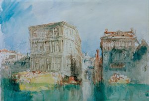 Venedig: Das Casa Grimani und der Rio San Luca am Canal Grande von Joseph Mallord William Turner
