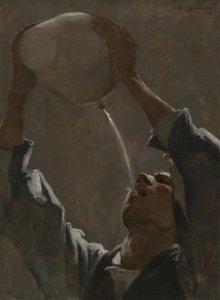 Studie für "Ein aragonischer Schmuggler" von William Turner Dannat