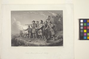 Daniel Boones erster Blick auf Kentucky von William Tylee (after) Ranney