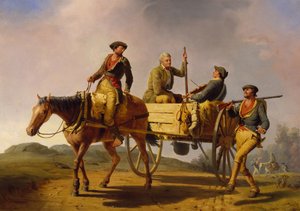 Veteranen von 1776 kehren aus dem Krieg zurück von William Tylee Ranney