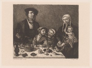 Porträt von Pieter Jan Foppesz. und Alijdt van Beresteyn mit ihren Kindern von William Unger