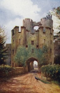 Warwick Castle: Zugbrücke und Fallgatter