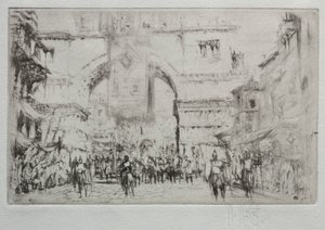 Hadrian betritt Salonica