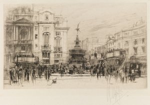 London Set: Piccadilly Circus mit Criterion Theatre, 1924