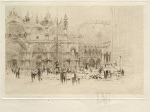 Die Piazza San Marco (Venedig Set, Nr. 2) von William Walcot