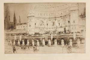 Das Stadion des Domitian auf dem Palatin von William Walcot