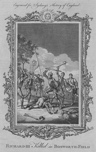 Richard III. getötet in der Schlacht von Bosworth, 1773