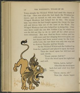 Illustration aus "Der wunderbare Zauberer von Oz" von Lyman Frank Baum