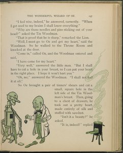 Illustration aus "Der wunderbare Zauberer von Oz" von Lyman Frank Baum von William Wallace Denslow