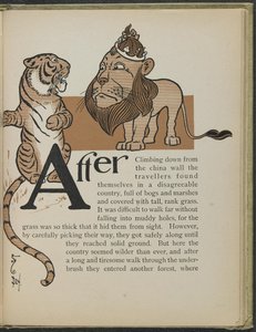 Illustration aus "Der wunderbare Zauberer von Oz" von Lyman Frank Baum von William Wallace Denslow