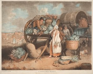 Ein Gemüsemarkt von William Ward
