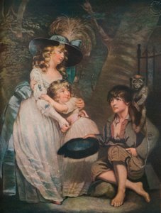 Eine junge Dame ermutigt den Komiker von William Ward
