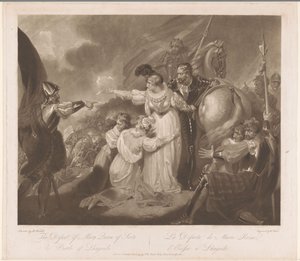 Niederlage von Maria, Königin von Schottland, in der Schlacht bei Langside von William Ward