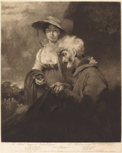 Der blinde Bettler von Bednall Green von William Ward after William Owen