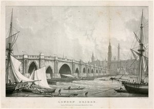 London Bridge von William Westall