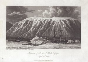 Situation der H.M.S Hecla und Griper von William Westall