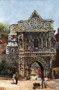 Norwich, das Aethelbert-Tor von William Wiehe Collins