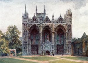 Peterborough, die Westfront von William Wiehe Collins