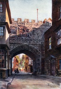 Salisbury, High Street Tor zum Close von William Wiehe Collins