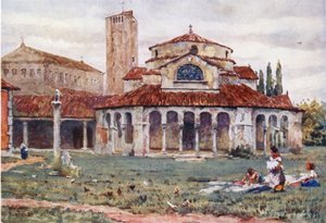 Torcello. Sta Fosca und Kathedrale von William Wiehe Collins