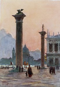 Venedig. Der Löwe von St. Markus von William Wiehe Collins