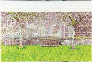 Obstgarten im Winter, 2014 von William Wilkins