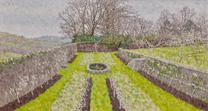 Poolgarten, Winter von William Wilkins