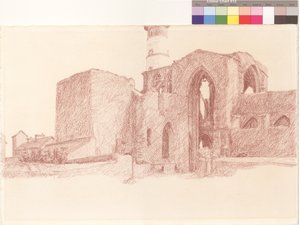 St Mathieu, Abtei und Leuchtturm von William Wilkins