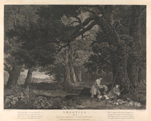 Schießen, Platte IV von William Woollett